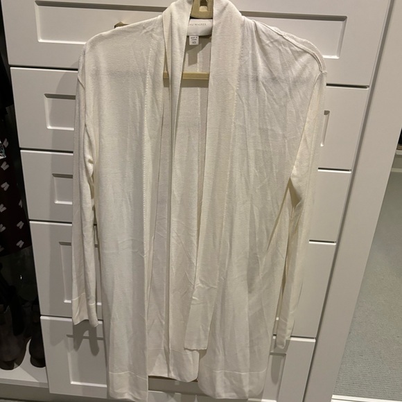 Brochu Walker White Tie Neck sweater - Picture 2 of 5